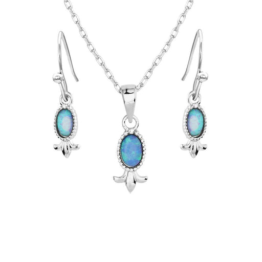 Montana Silversmiths Opal Flourish Jewelry Set WOMEN - Accessories - Jewelry - Jewelry Sets Montana Silversmiths   