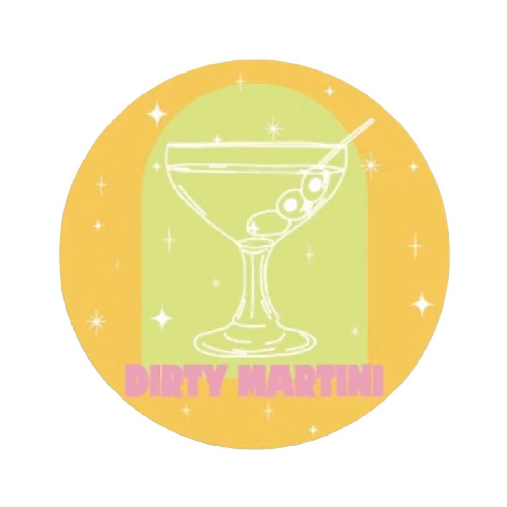 Dirty Martini Coaster HOME & GIFTS - Home Decor - Decorative Accents Tart by Taylor   