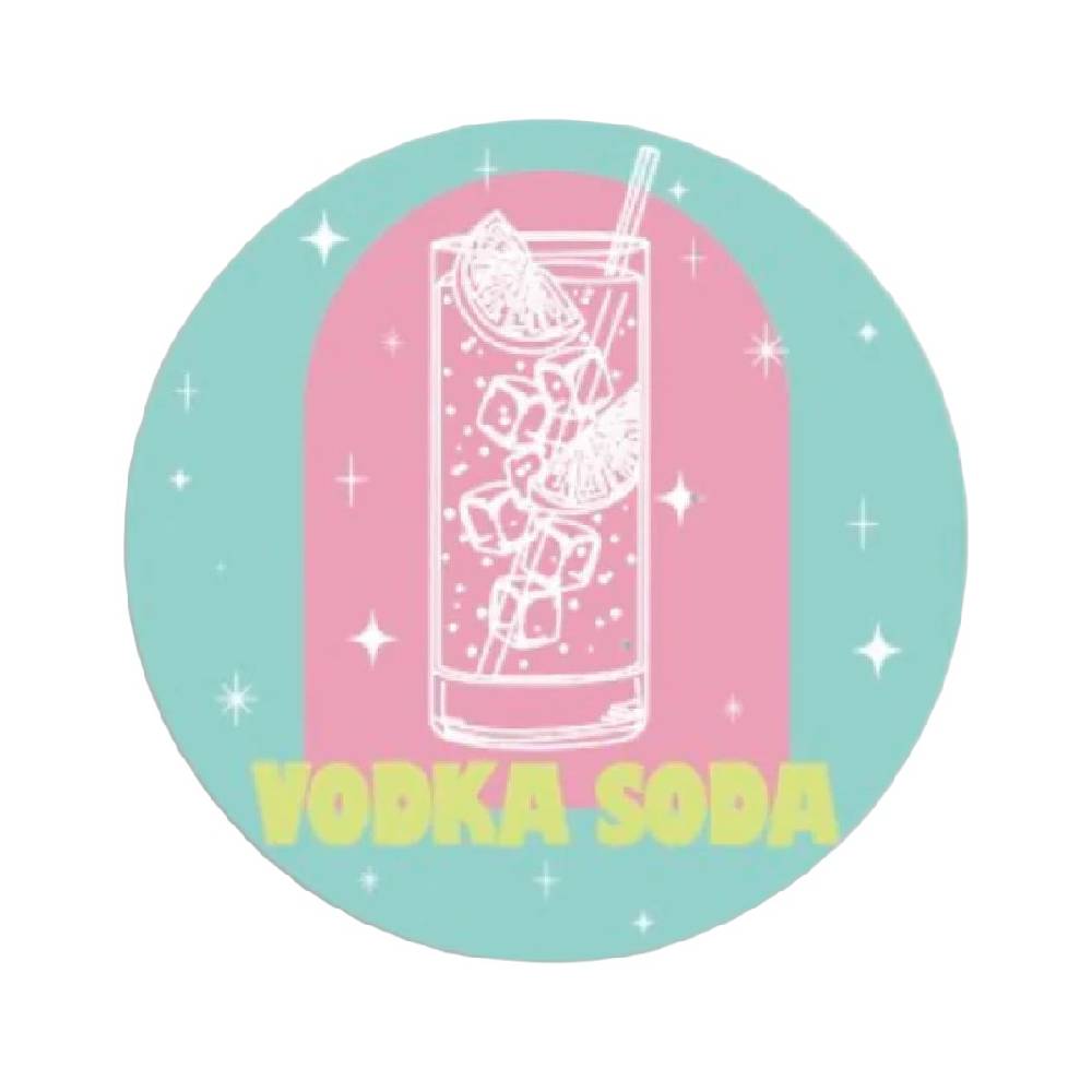 Vodka Soda Coaster