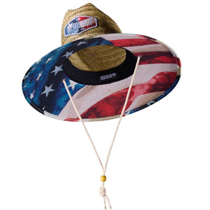 Hemlock Straw Lifeguard Hat - Liberty HATS - CASUAL HATS Hemlock Hat Co   