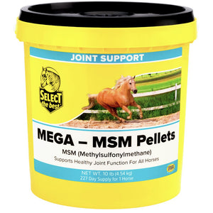 Mega MSM Pellets Equine - Supplements Select the Best 10 lb  