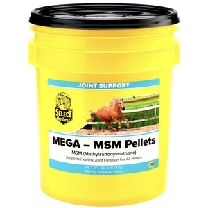 Mega MSM Pellets Equine - Supplements Select the Best 20 lb  