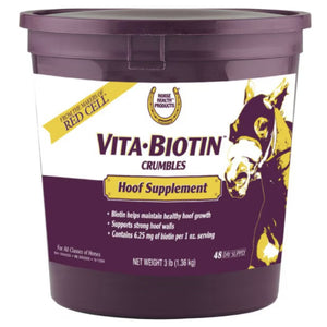 Vita-Biotin Crumbles Equine - Supplements Horse Health Products 3lb  