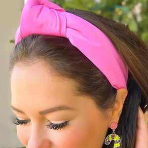 Barbie Pink Puff Knotted Headband WOMEN - Accessories - Hair Accessories Brianna Cannon   