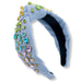 Denim And Rainbow Gradient Crystal Headband WOMEN - Accessories - Hair Accessories Brianna Cannon   