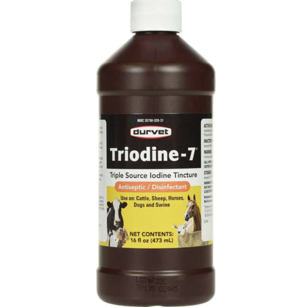Triodine 7 First Aid & Medical - Topicals Durvet 16 oz  