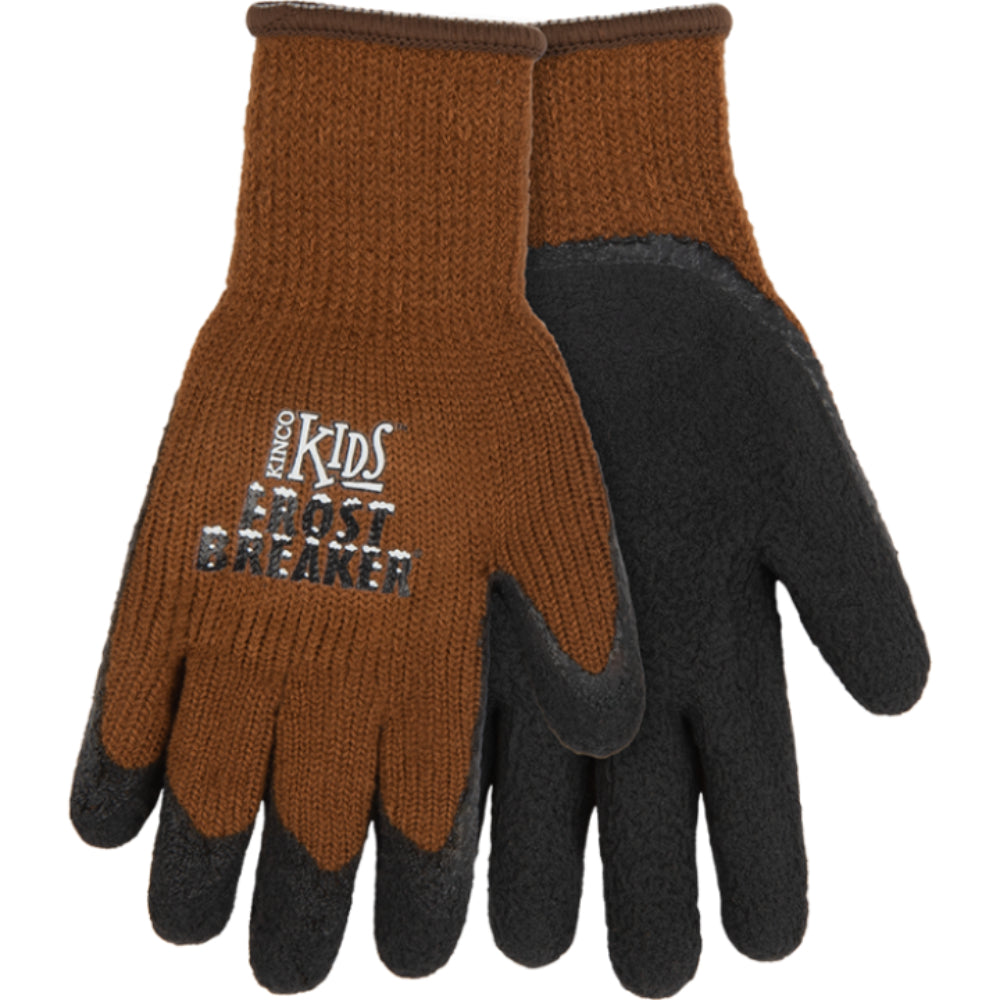 Kinco Kids Frost Breaker Thermal Knit Shell & Foam Latex Palm For the Rancher - Gloves Kinco Kid's Medium  