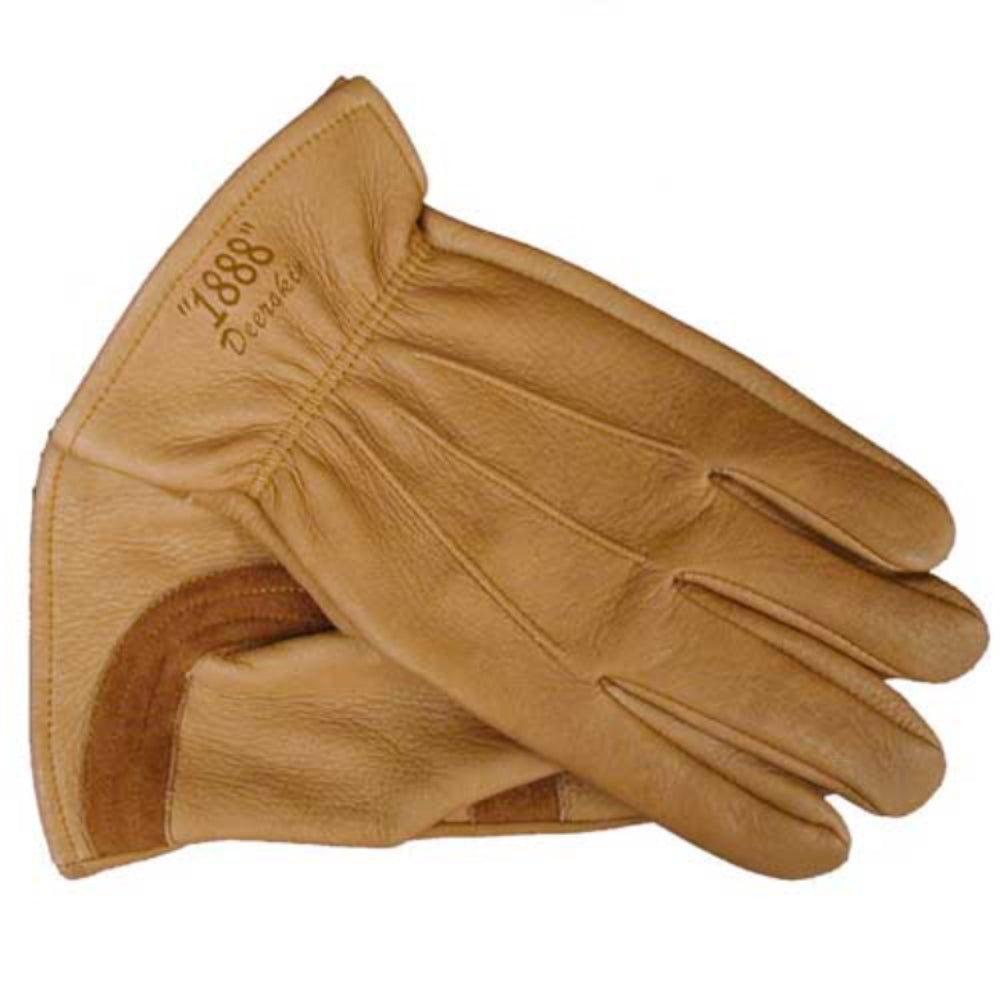 The "1888" Authentic Western Style Deerskin Driver For the Rancher - Gloves Tuff Mate Ladies-7 TR-2 Lined 