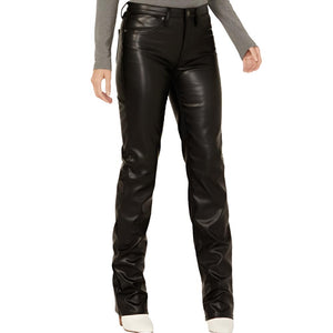 Rock & Roll Denim Women's Faux Leather Bargain Modest Boot Pants - FINAL SALE WOMEN - Clothing - Pants & Leggings Panhandle