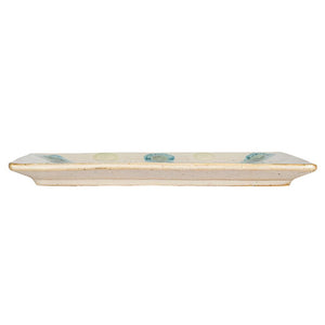 Hand-Painted Stoneware Platter HOME & GIFTS - Tabletop + Kitchen - Kitchen Decor Creative Co-Op   