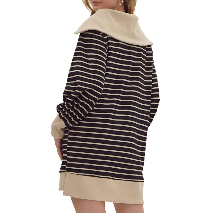 * Striped Mini Dress - FINAL SALE WOMEN - Clothing - Dresses Entro