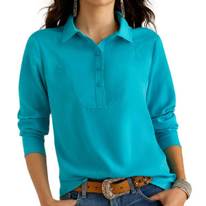 Ariat Women's Buckaroo Shirt - FINAL SALE WOMEN - Clothing - Tops - Long Sleeved Ariat Clothing