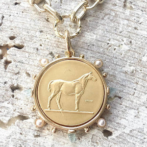 Horse Coin Necklace WOMEN - Accessories - Jewelry - Necklaces VB&CO Designs   