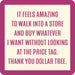 Walk Into A Store Coaster HOME & GIFTS - Gifts Drinks On Me   