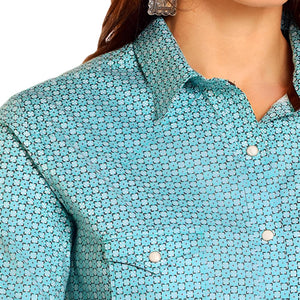 Panhandle Women's Geo Square Shirt WOMEN - Clothing - Tops - Long Sleeved Panhandle   