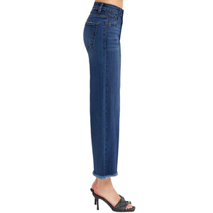 Risen Frayed Cropped Jeans WOMEN - Clothing - Jeans Risen Jeans   