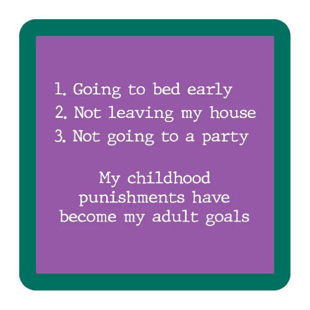 Childhood Punishment Coaster HOME & GIFTS - Home Decor - Decorative Accents Drinks On Me   