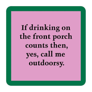 Outdoorsy Coaster HOME & GIFTS - Gifts Drinks On Me   