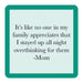 Overthink Mom Coaster HOME & GIFTS - Gifts Drinks On Me   
