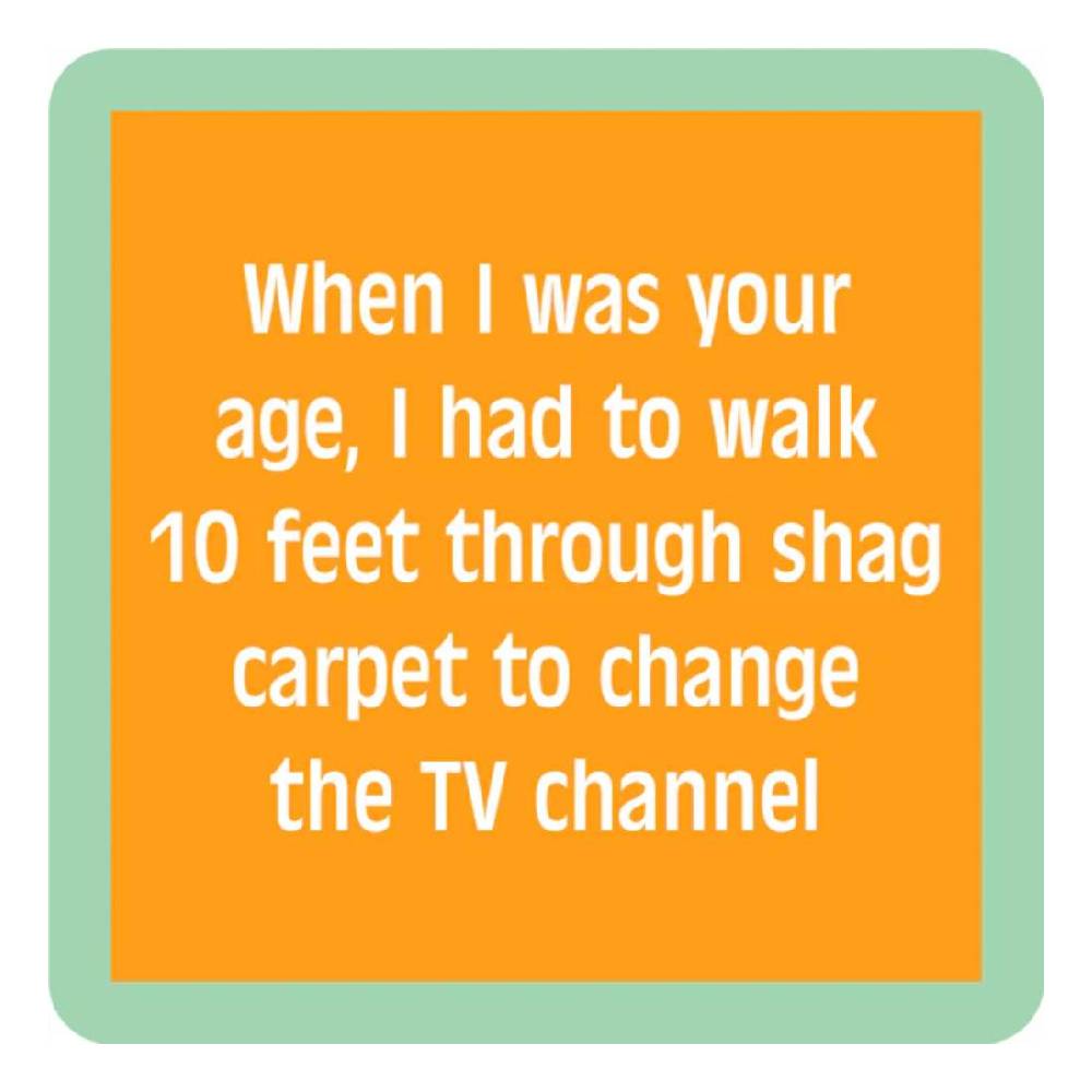 Shag Carpet Coaster