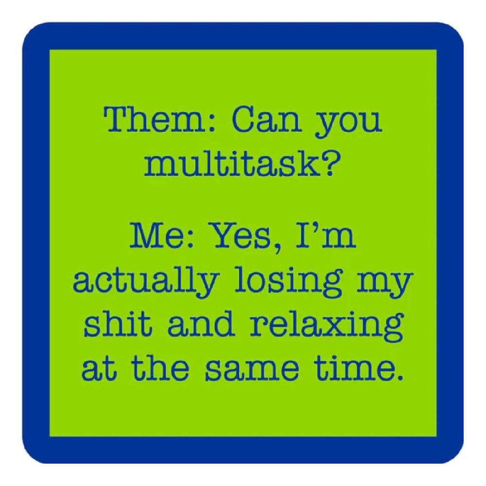 Multitask Coaster HOME & GIFTS - Gifts Drinks On Me   