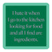 Ingredients Coaster HOME & GIFTS - Gifts Drinks On Me   