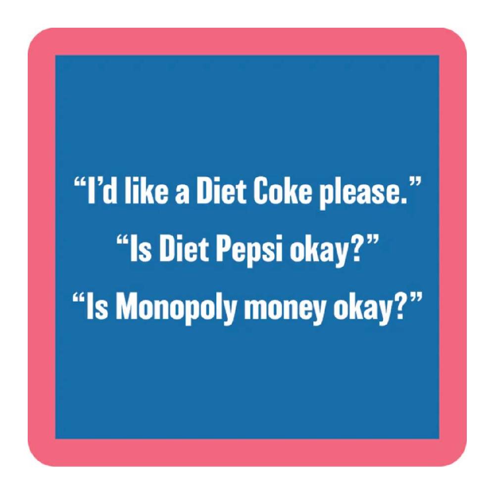 Diet Coke Coaster