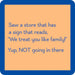 We Treat You Like Family Coaster HOME & GIFTS - Gifts Drinks On Me   