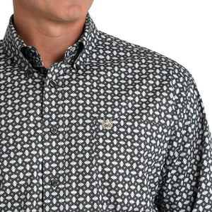 Cinch Men's Stretch Geo Shirt