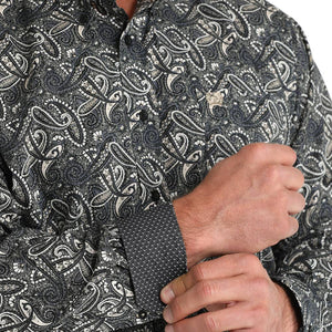 Cinch Men's Paisley Print Shirt MEN - Clothing - Shirts - Long Sleeve Shirts Cinch   