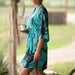 Fringe Scarves Kingman Turquoise Kimono Robe WOMEN - Clothing - Loungewear Fringe Scarves   