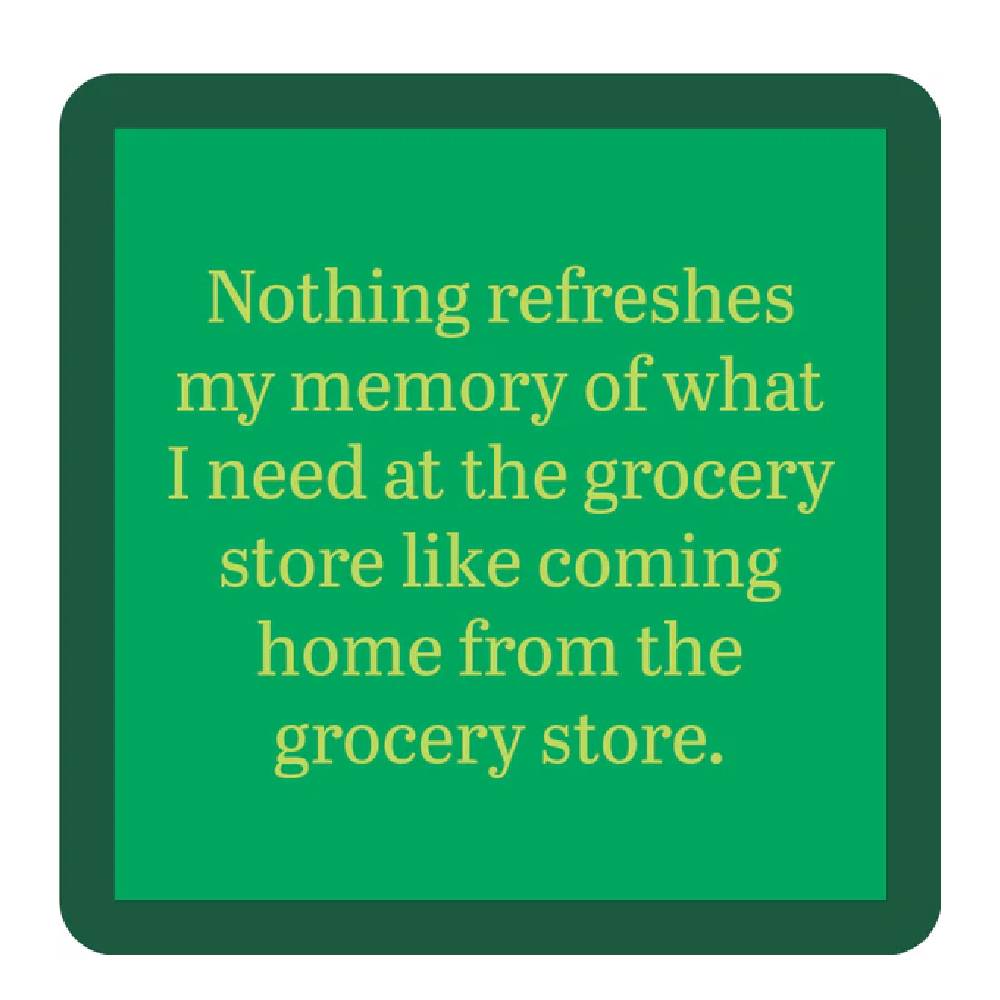 Grocery Store Coaster Home & Gifts - Gifts Drinks On Me