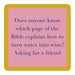 Bible Coaster HOME & GIFTS - Gifts Drinks On Me   