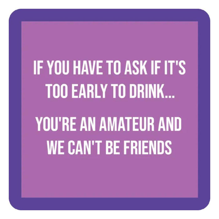 Amateur Coaster HOME & GIFTS - Gifts Drinks On Me   