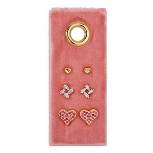 Velvet Gift Set - Heart Earrings WOMEN - Accessories - Jewelry - Earrings Splendid Iris   