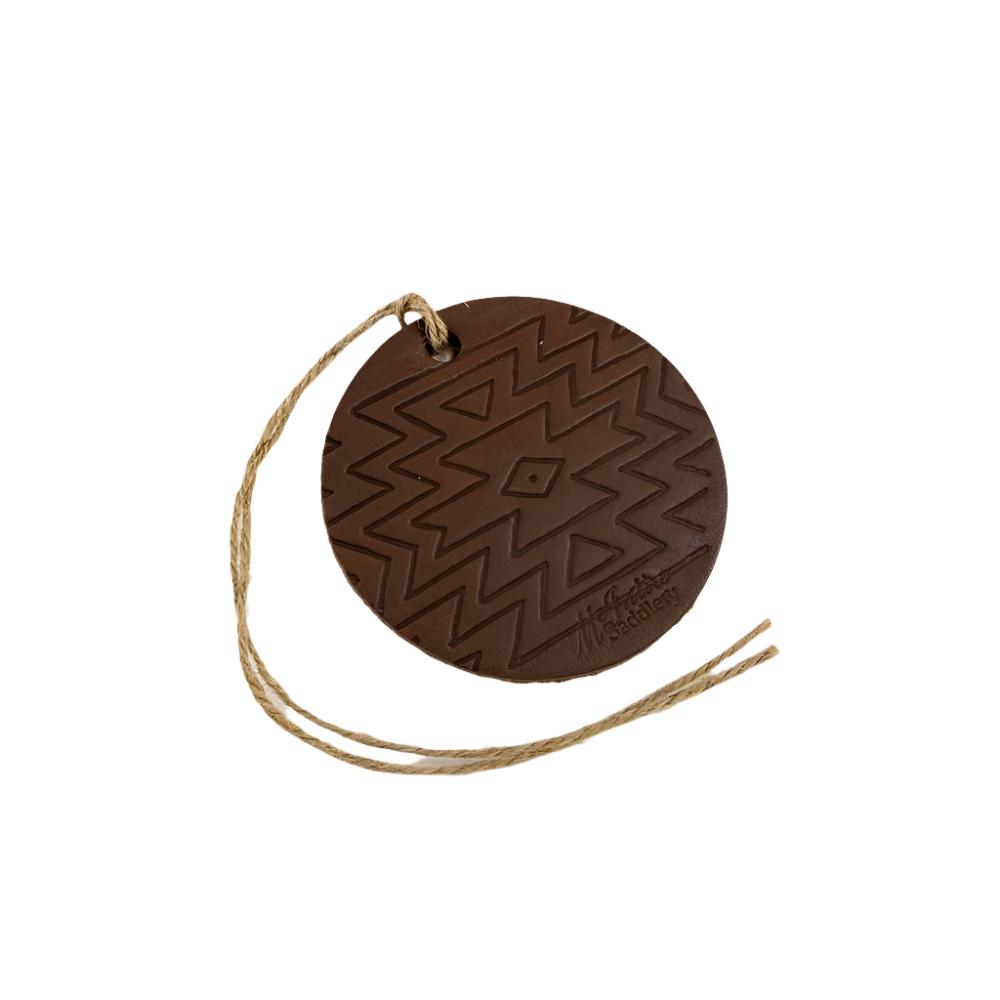 McIntire Round Aztec Car Scent - Leather HOME & GIFTS - Air Fresheners McIntire Saddlery   