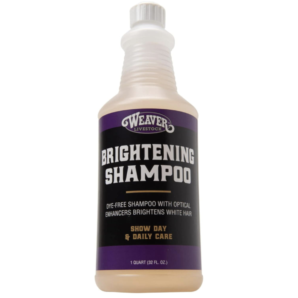 Weaver Brightening Shampoo Livestock - Show Supplies Weaver Leather Quart  