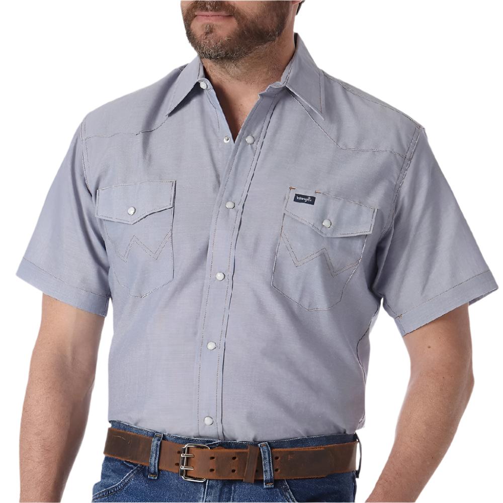 Wrangler Men's Cowboy Cut Work Shirt MEN - Clothing - Shirts - Short Sleeve Wrangler