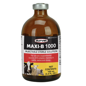 Durvet Maxi-B 1000 Livestock - Vitamins & Supplements Durvet 100mL  