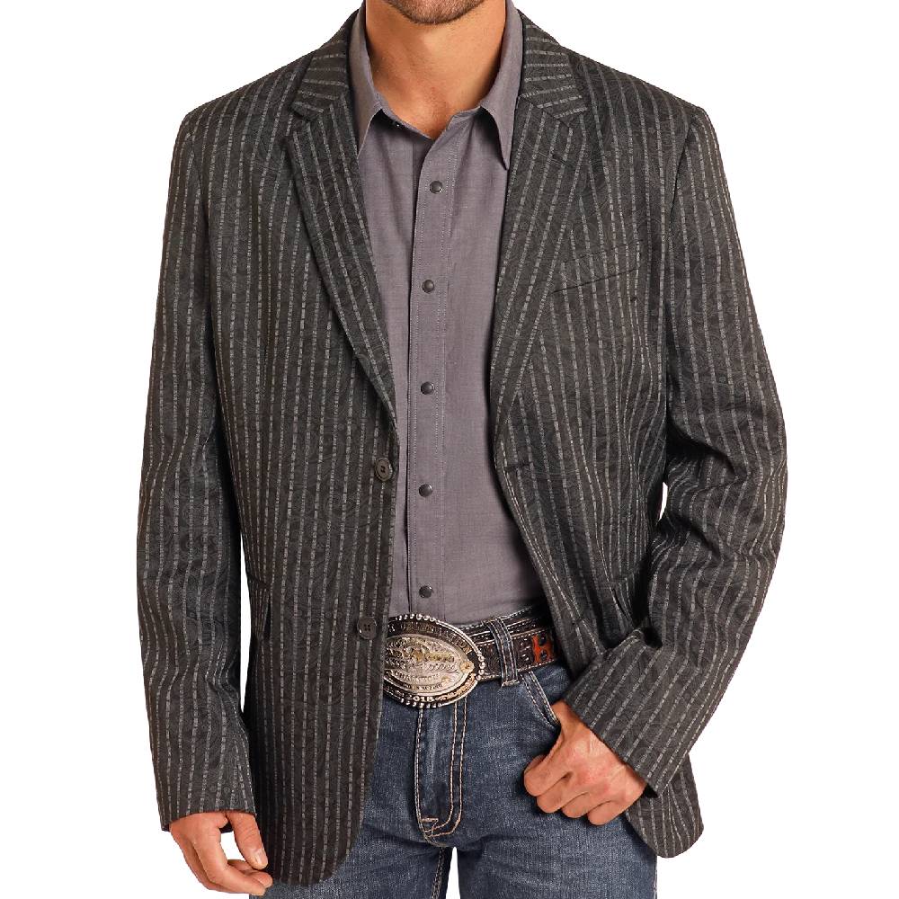 Rock & Roll Denim Men's Paisley Stripe Sport Coat MEN - Clothing - Sport Coats Panhandle   