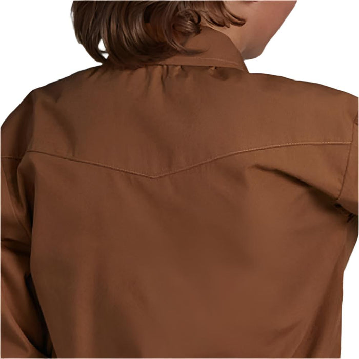 Roper Boy's Broadcloth Solid Snap Shirt - FINAL SALE KIDS - Boys - Clothing - Shirts - Long Sleeve Shirts Roper Apparel & Footwear