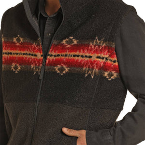 Rock & Roll Denim Men's Aztec Berber Border Vest MEN - Clothing - Outerwear - Vests Panhandle   