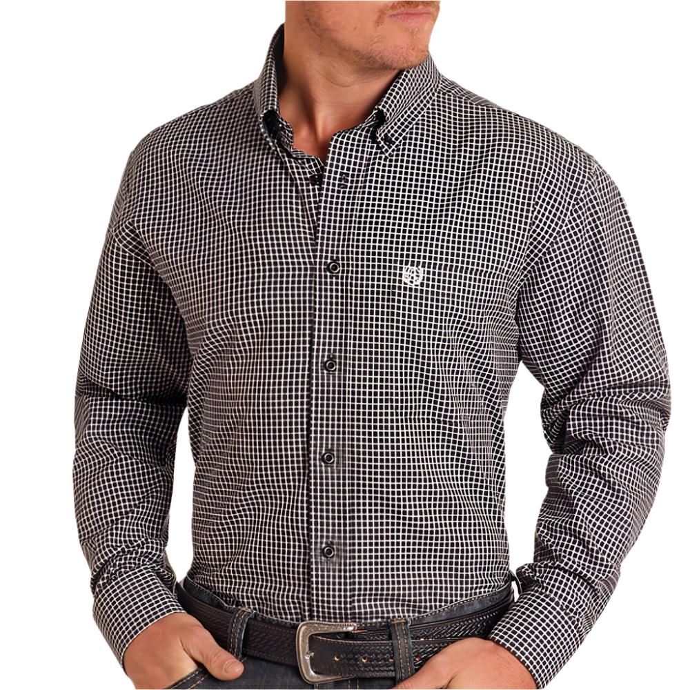 Panhandle Men's Twill Check Print Shirt MEN - Clothing - Shirts - Long Sleeve Shirts Panhandle   