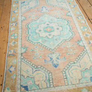 Vintage Distressed Oushak Rug