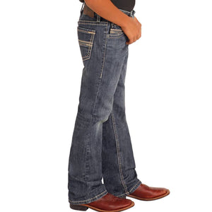 Rock & Roll Denim Boy's Rope Stitch Bootcut Jeans KIDS - Boys - Clothing - Jeans Panhandle   