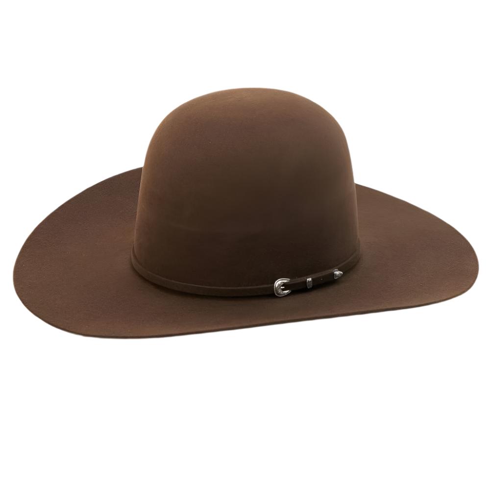 Rodeo King 7X Open Crown Whiskey Felt Hat HATS - FELT HATS RODEO KING   