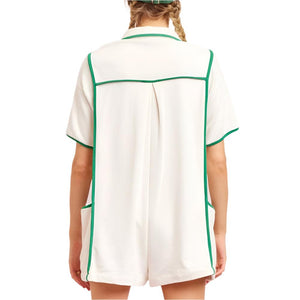 Cotton Terry Romper WOMEN - Clothing - Jumpsuits & Rompers Illa Illa   