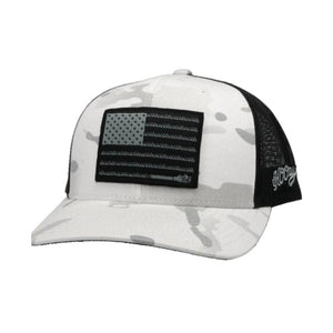 Hooey Liberty Roper White Trucker Cap HATS - BASEBALL CAPS Hooey   