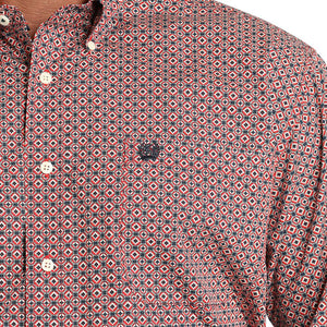 Cinch Men's Medallion Print Shirt MEN - Clothing - Shirts - Long Sleeve Shirts Cinch   