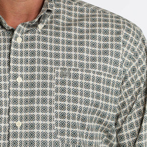 Cinch Men's Geo Print Shirt MEN - Clothing - Shirts - Long Sleeve Shirts Cinch   